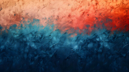 Gradient Steel Blue to Tomato abstract background