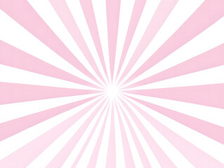 Pastel Pink and White Starburst Radiating Background for Creative Designs and Invitations