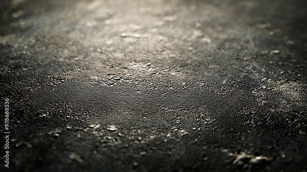 Poster Black Dirty and Dusty Surface Background : Generative AI
