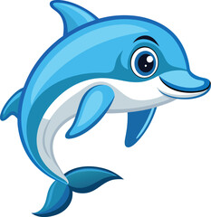 Naklejka premium Playful Dolphin Vector – Available on EPS File 
