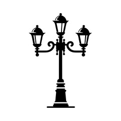 Fototapeta premium modern and vintage street light