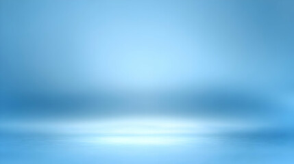 Obraz premium Abstract Blue Gradient Background with a Horizontal Line for Graphic Design Projects