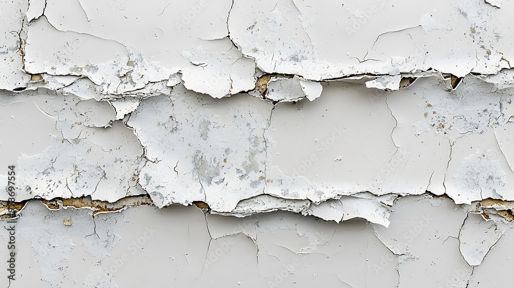 Poster white distressed texture : generative ai