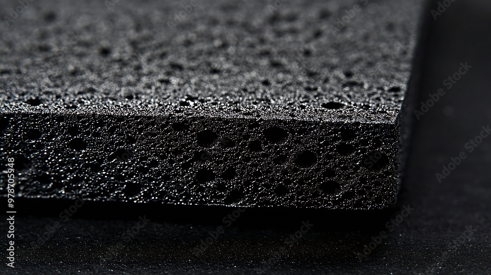 Poster rubber foam texture : generative ai