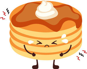 Pancake Doodle Illustration