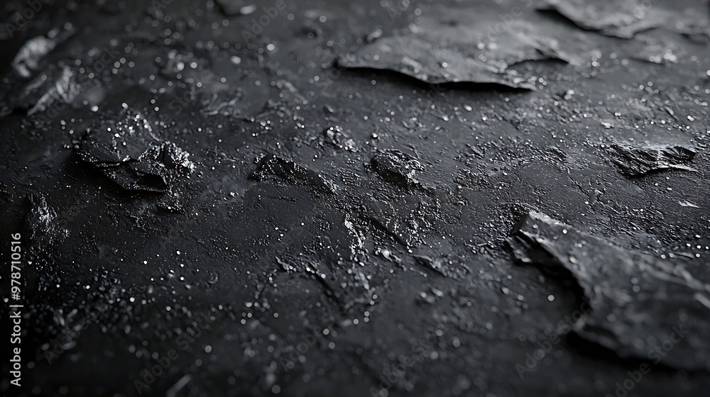 Poster black dirty table texture : generative ai