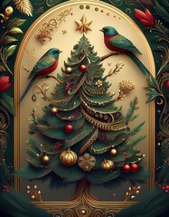 decorated christmas tree