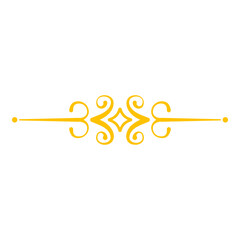 wedding line ornament