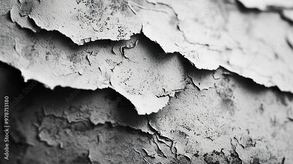 Poster old black and white paper background texture : generative ai