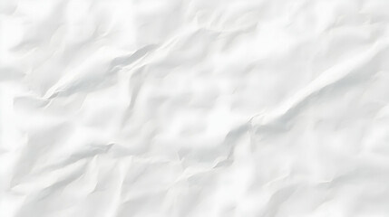 Obraz premium Abstract White Crumpled Paper Texture Background with Subtle Shadows and Light Reflections, Perfect for Design and Print Projects