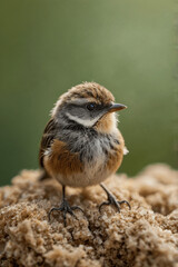 Fototapeta premium robin on the ground