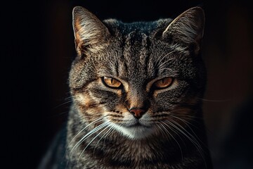 A captivating portrait of a woman reveals the intricate layers of her mixed emotions.