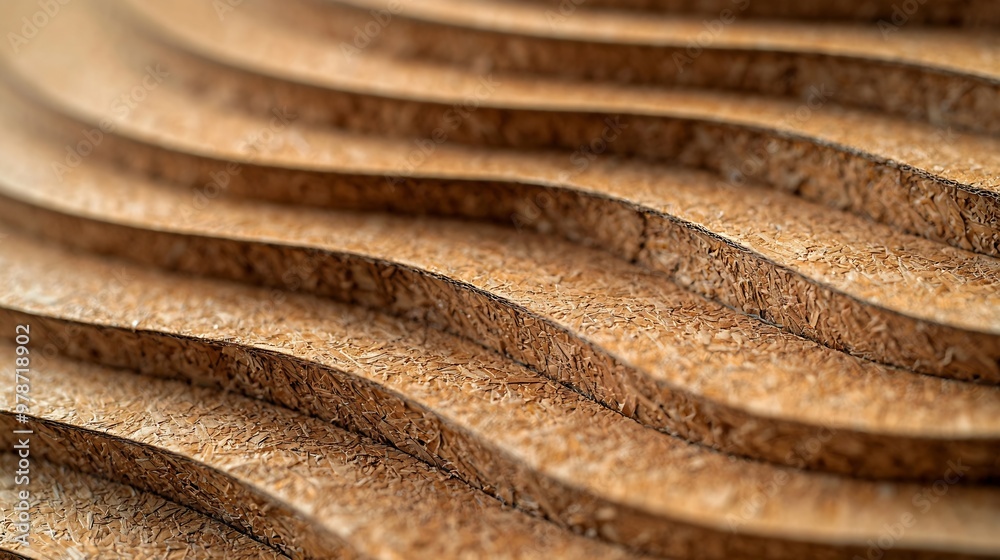 Aufkleber cardboard texture pattern background : generative ai