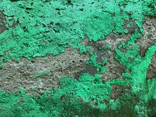 Green aged rustic wall texture background