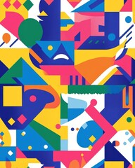 Abstract Geometric Pattern.