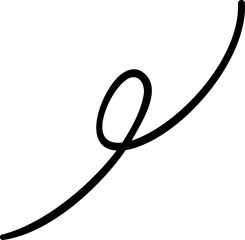 Abstract Line Doodle Illustration