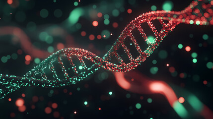 Microscopic world of the genetic helix