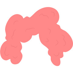 Clown Wig Vector