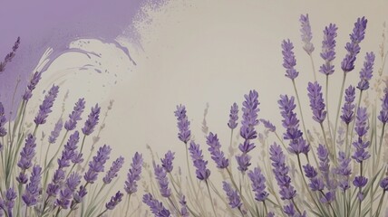 Obraz premium Lavender and Cream background