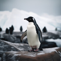 Obraz premium Adelie Penguin