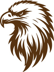 eagle head silhouette logo