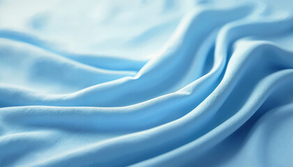 Obraz premium Wallpaper with blue silk. Blue wallpaper