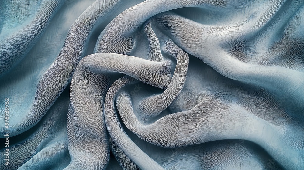 Poster crumpled fabric background : generative ai