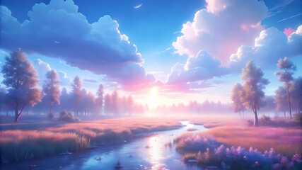 Fairytale forests, streams and meadows