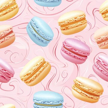 Macarons Pattern.