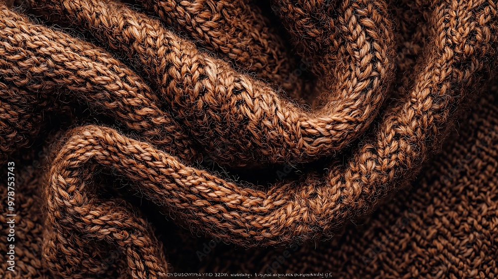 Poster rough woolen fabric texture : generative ai