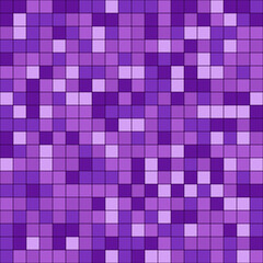 Various lavender purple colors tiles seamless mosaic pattern background vector illustration, great for Wall Accents