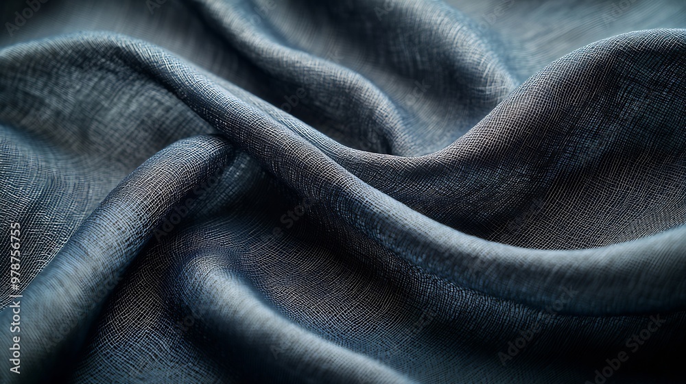 Poster grey fabric texture pattern : generative ai