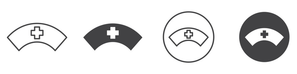 Nurse Icon thin line illustration