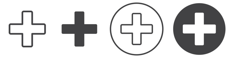 Add icon thin line illustration