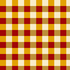 Checkered chess with orange color seamless pattern and background