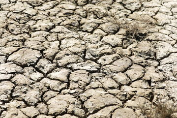 Dried out soil dryness drought