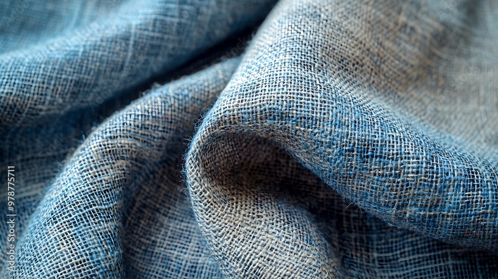 Aufkleber grey fabric texture background : generative ai