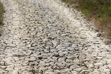 Dried out soil dryness drought