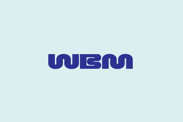 Fototapeta premium Modern Logo for Letter WBM