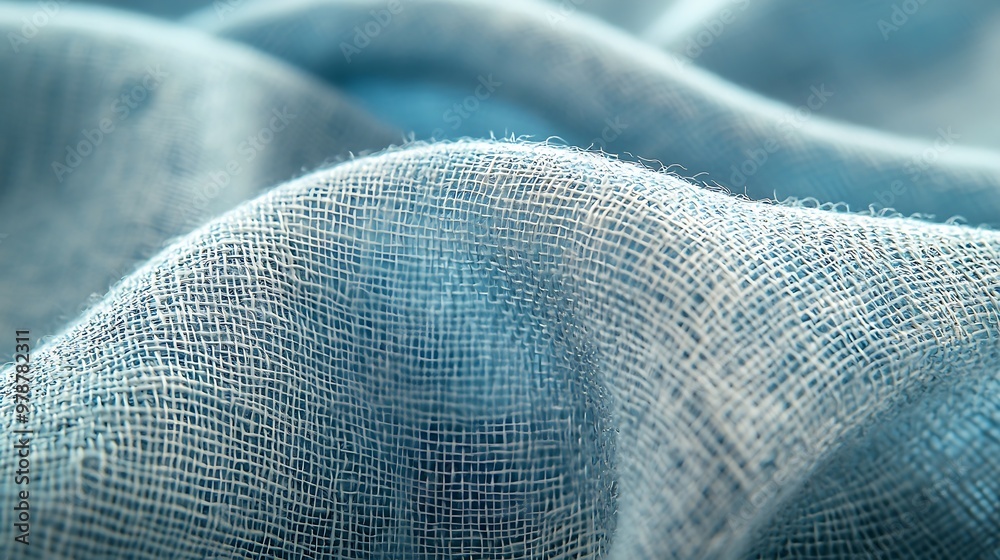 Poster gray fabric texture background : generative ai