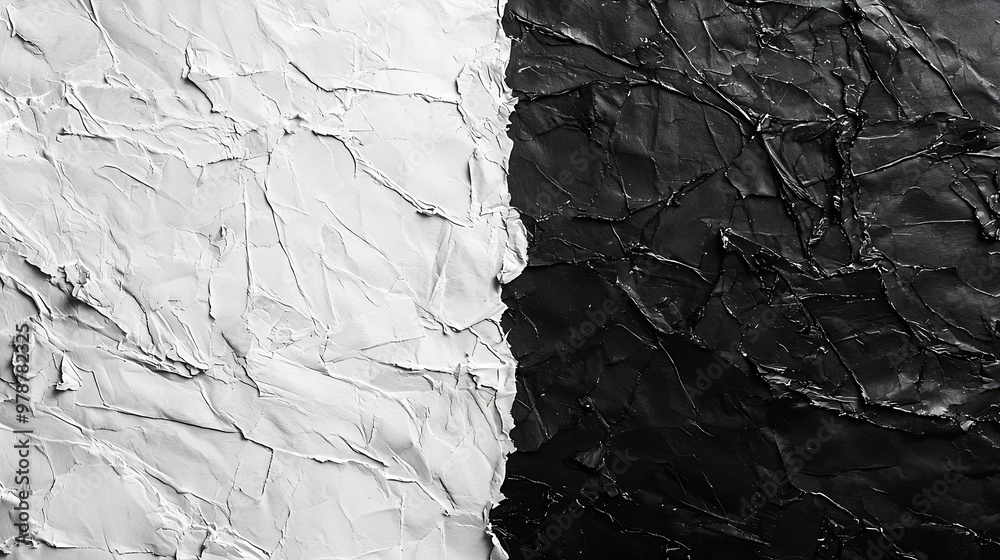 Poster old black and white paper background texture : generative ai