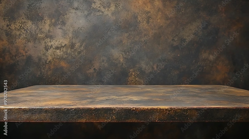 Aufkleber dusty table background : generative ai
