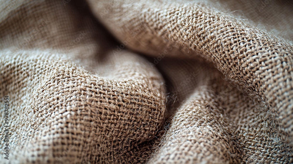 Poster rough sofa fabric texture : generative ai