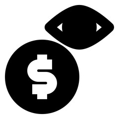 cost per impression solid icon