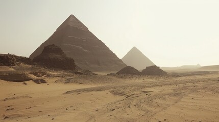 Ancient architectural structure of historical civilization, famous cultural monument of tourism and travel.