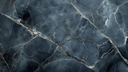 Deep Gray Marble: Intricate Veining for Sophisticated Interiors