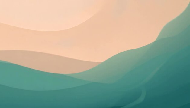 Tranquil Harmony: A Smooth, Calming Abstract Wallpaper with Soft Gradients and Gentle Curves