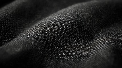 Grey Fabric Texture Pattern Background : Generative AI