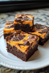 Sweet Potato Cheesecake Brownies