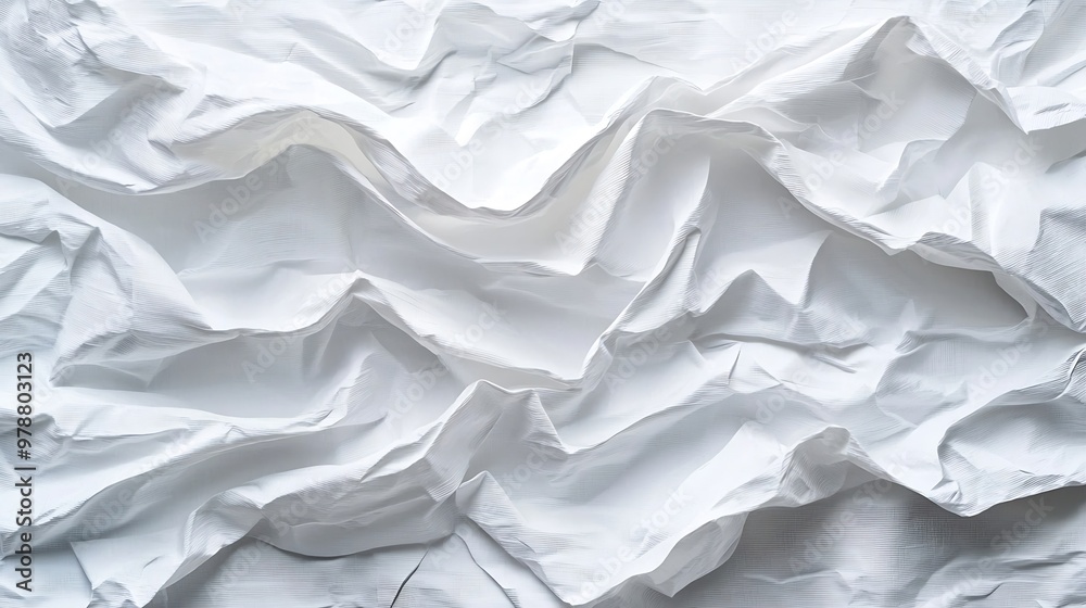 Aufkleber abstract white paper texture : generative ai